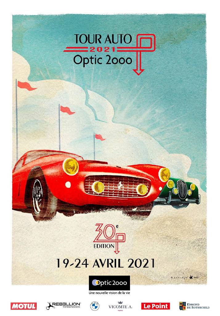 Image representing 2021 Tour Auto Optic 2000, France, 30 August - 4 September 2021