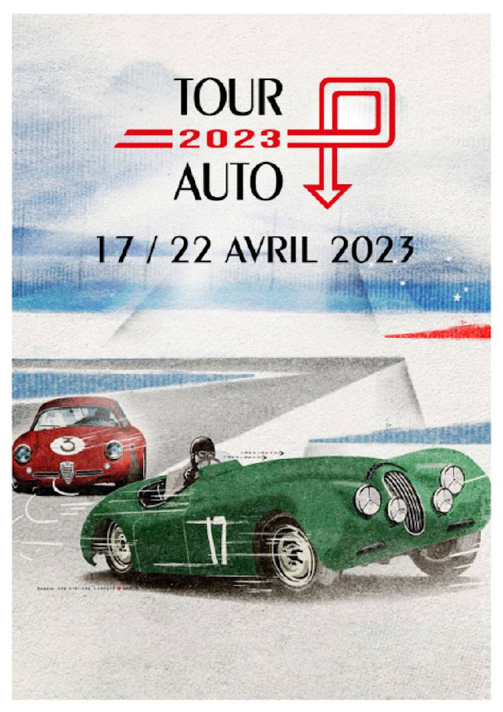 Poster of32. Tour Auto, France, 17 - 22 April 2023 Poster of 32. Tour Auto, France, 17 - 22 April 2023