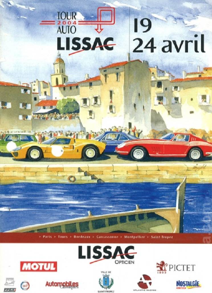 Poster of Tour Auto Lissac 2004, France, 19 - 24 April 2004