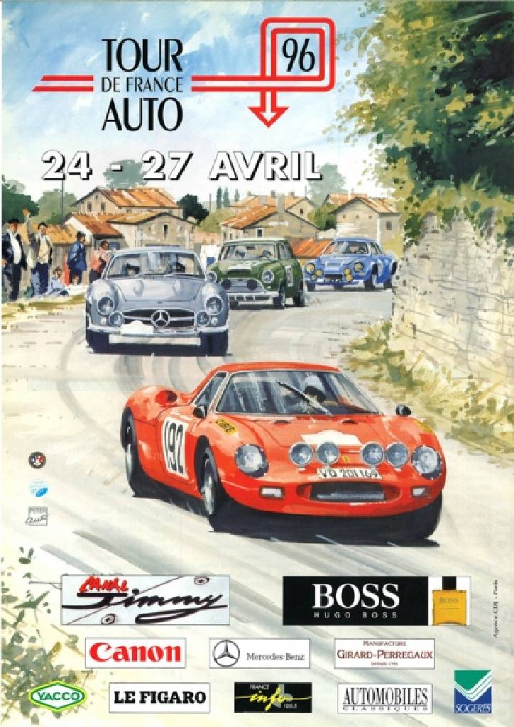 Poster of Tour de France AUTO 1996, France, 24 - 27 April 1996