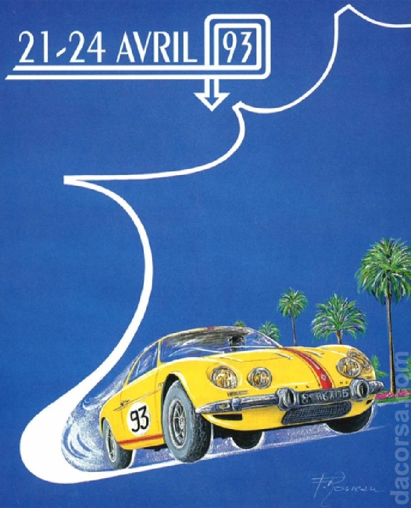 Poster of Tour de France AUTO 1993, France, 21 - 24 April 1993