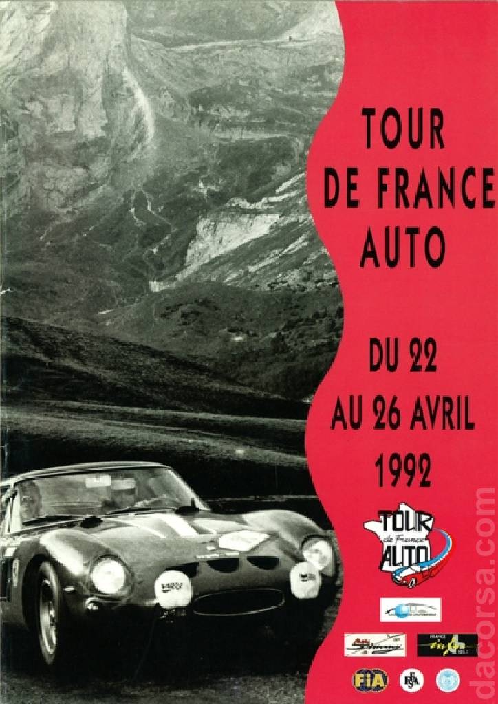 Poster of Tour de France AUTO 1992, France, 22 - 26 April 1992