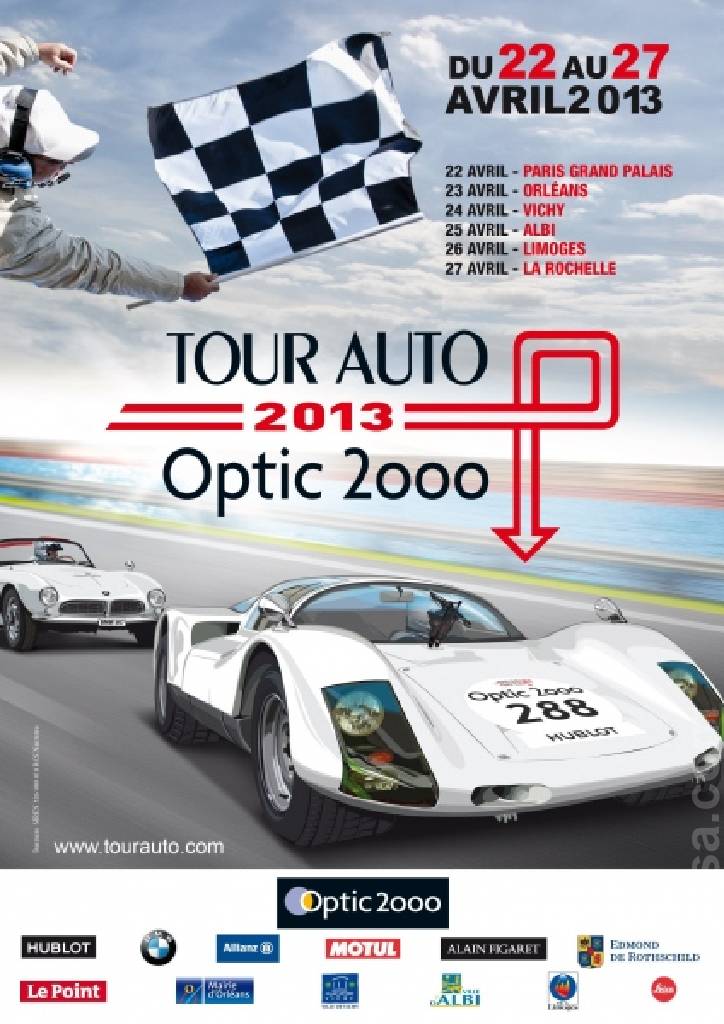 Poster of 2013 Tour Auto Optic 2000, France, 22 - 27 April 2013