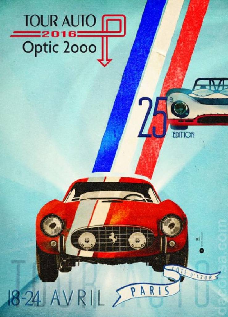 Poster of 2016 Tour Auto Optic 2000, France, 18 - 24 April 2016