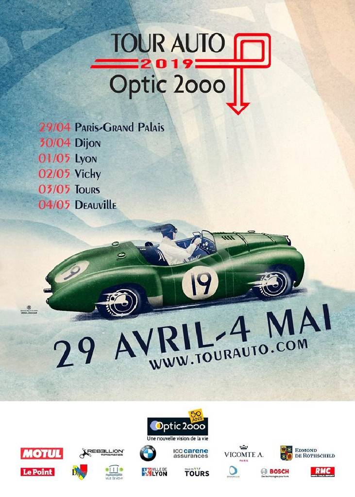 Poster of 2019 Tour Auto Optic 2000, France, 29 April - 4 May 2019