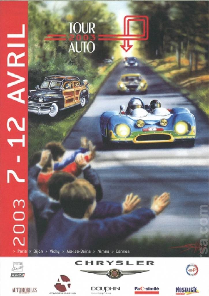 Image representing Tour Auto 2003, France, 7 - 12 April 2003