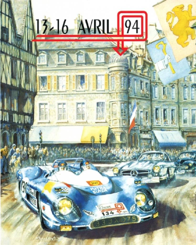 Image representing Tour de France AUTO 1994, France, 13 - 16 April 1994