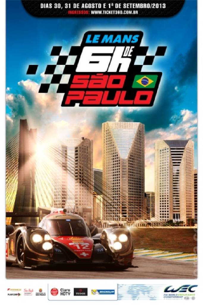 Poster of 6 Horas de Sao Paulo 2013, FIA World Endurance Championship round 04, Brazil, 30 August - 1 September 2013