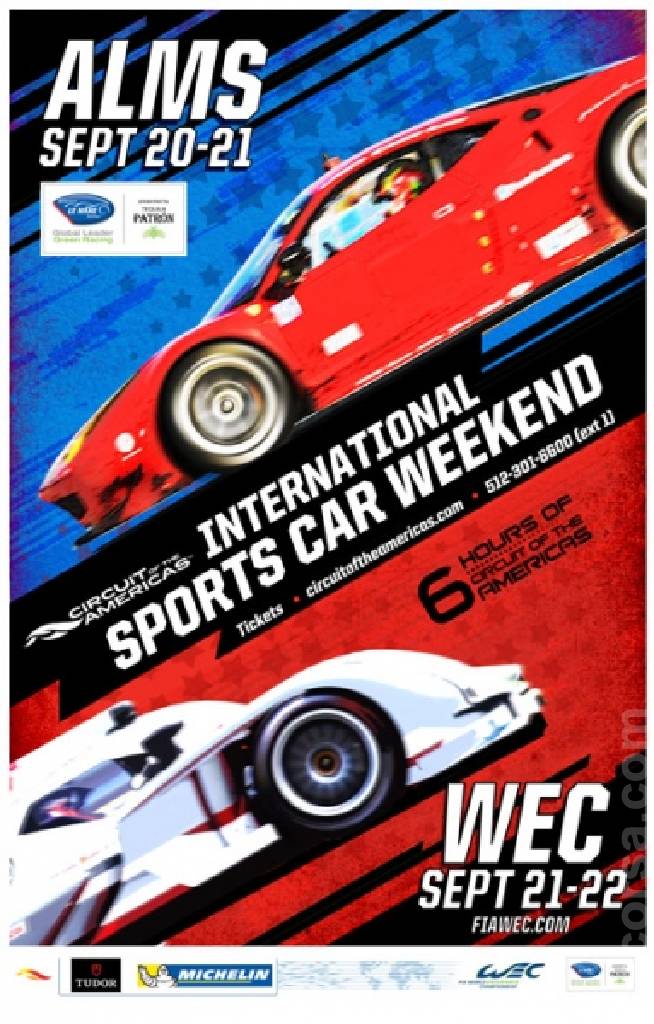 Poster of 6 Hours of Austin 2013, FIA World Endurance Championship round 05, United States, 21 - 22 September 2013
