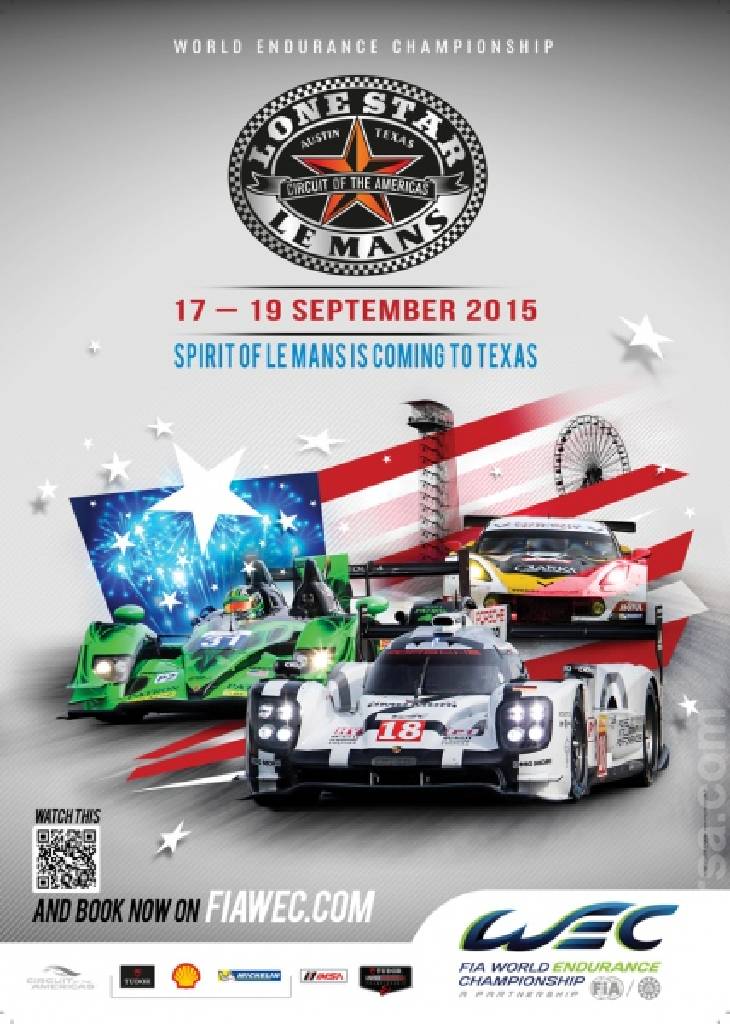 Poster of 6 Hours of Austin 2015, FIA World Endurance Championship round 05, United States, 19 September 2015