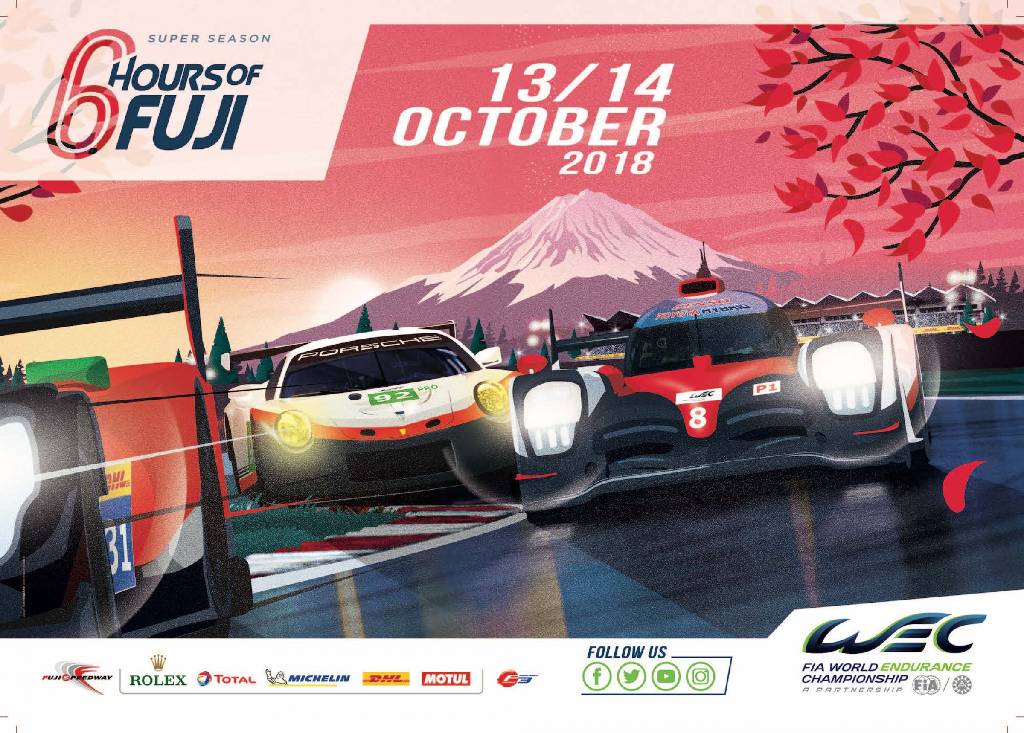Poster of 6 Hours of Fuji 2018, FIA World Endurance Championship round 04, Japan, 21 October 2018