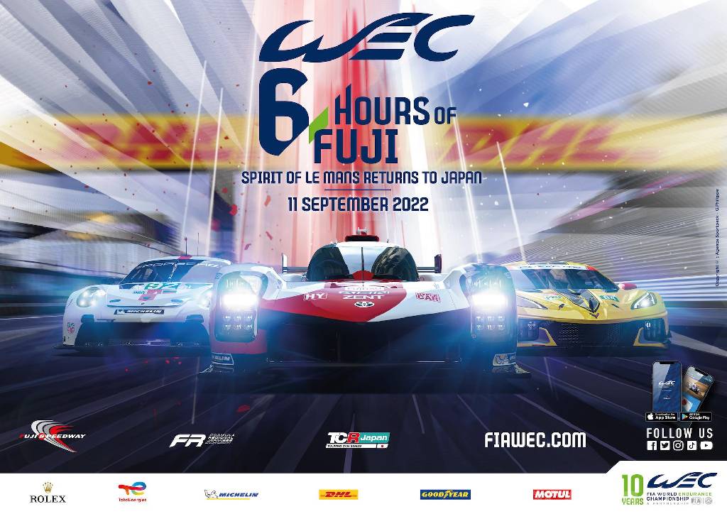 Poster of 6 Hours of Fuji 2022, FIA World Endurance Championship round 05, Japan, 11 September 2022