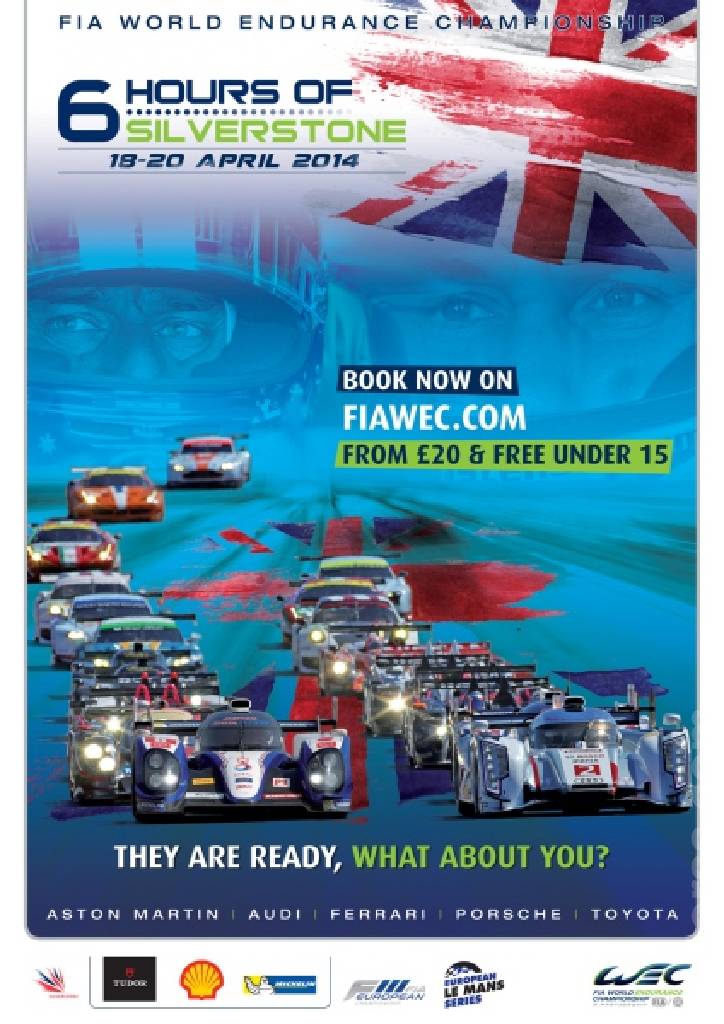 Poster of 6 Hours of Silverstone 2014, FIA World Endurance Championship round 01, United Kingdom, 18 - 20 April 2014