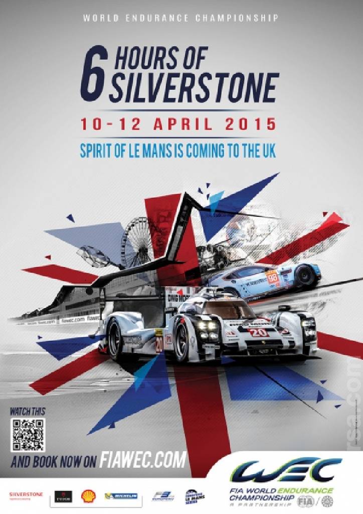 Poster of 6 Hours of Silverstone 2015, FIA World Endurance Championship round 01, United Kingdom, 10 - 12 April 2015
