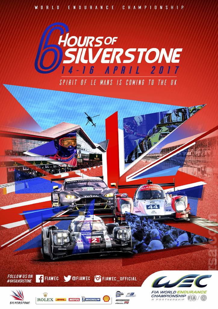 Poster of 6 Hours of Silverstone 2017, FIA World Endurance Championship round 01, United Kingdom, 14 - 16 April 2017