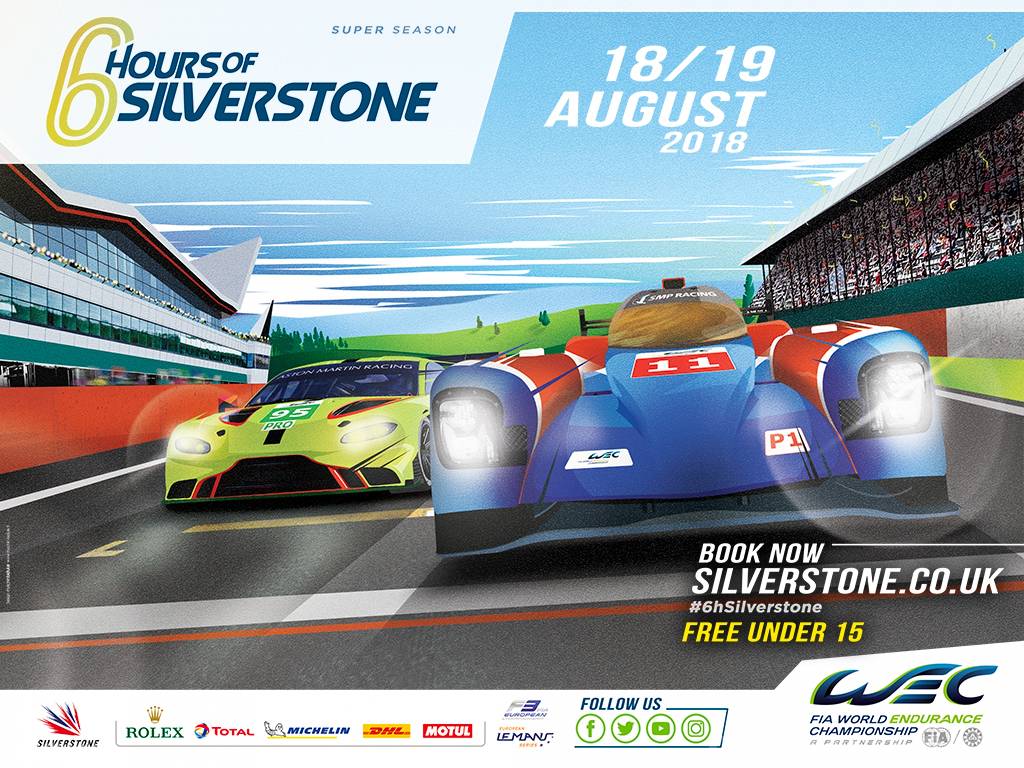 Poster of 6 Hours of Silverstone 2018, FIA World Endurance Championship round 03, United Kingdom, 19 August 2018