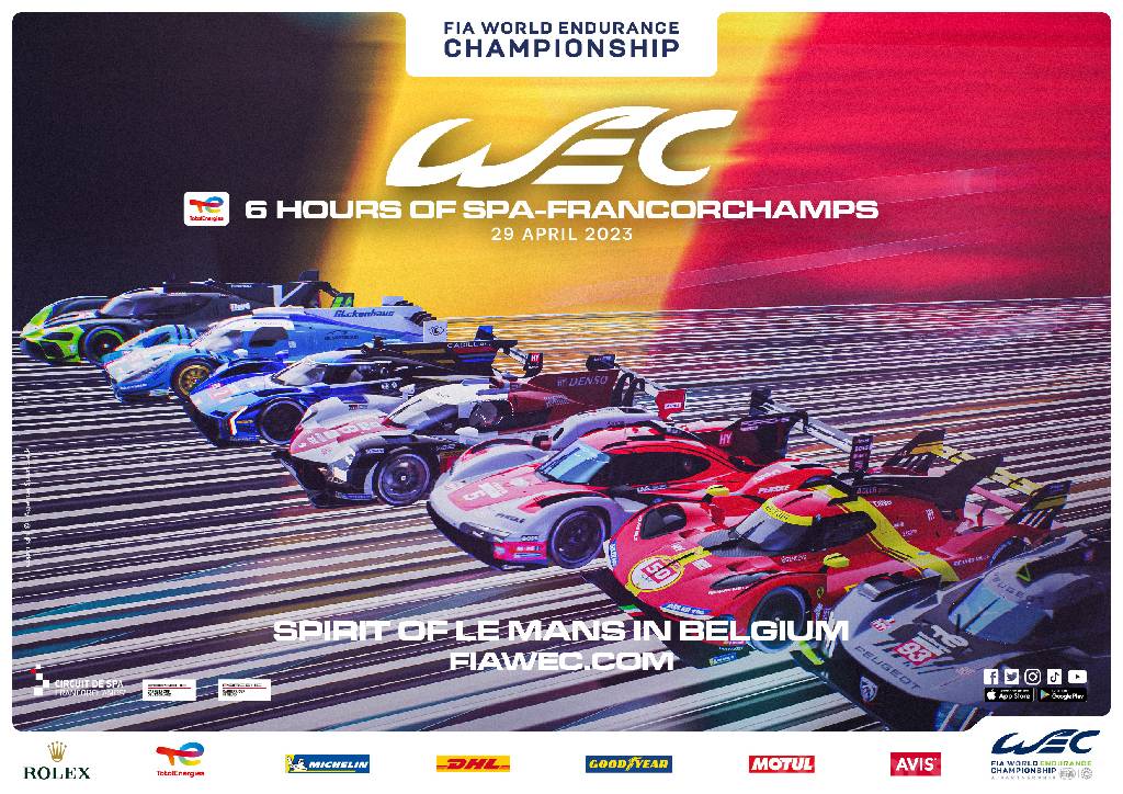 Poster of 6 Hours of Spa-Francorchamps 2023, FIA World Endurance Championship round 03, Belgium, 29 April 2023