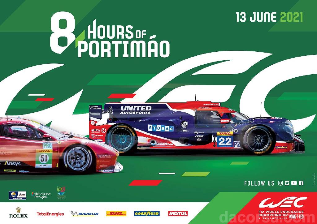 Poster of 8 Hours of Portimao 2021, FIA World Endurance Championship round 02, Portugal, 13 June 2021