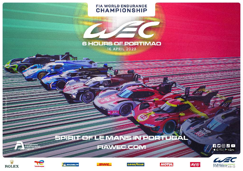 Poster of 8 Hours of Portimao 2023, FIA World Endurance Championship round 02, Portugal, 16 April 2023