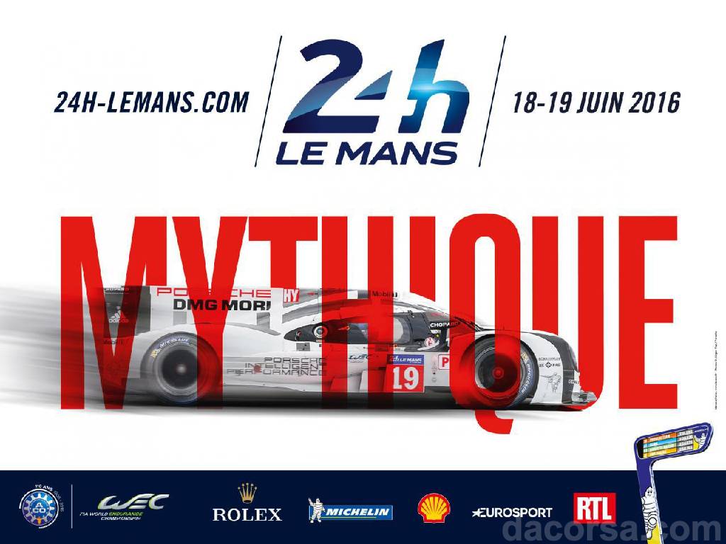 Poster of 84. edition des 24 Heures du Mans, FIA World Endurance Championship round 04, France, 18 - 19 June 2016