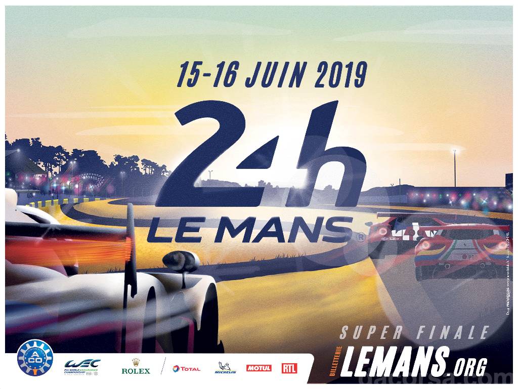 Poster of 87. edition des 24 Heures du Mans, FIA World Endurance Championship round 08, France, 15 - 16 June 2019