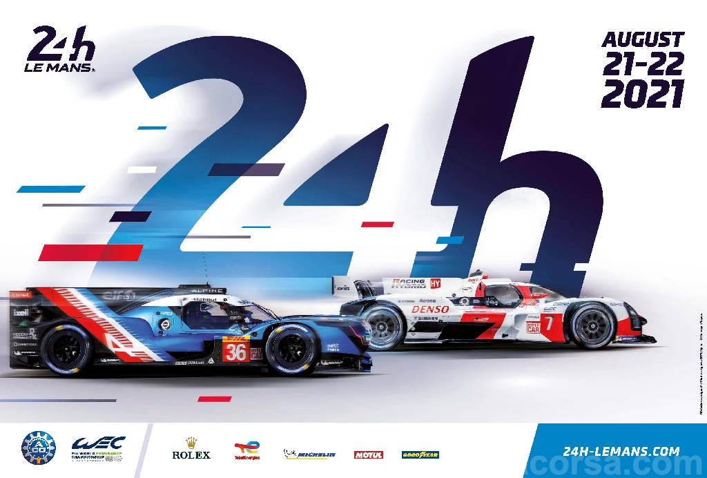 Poster of 89. edition des 24 Heures du Mans, FIA World Endurance Championship round 04, France, 21 - 22 August 2021