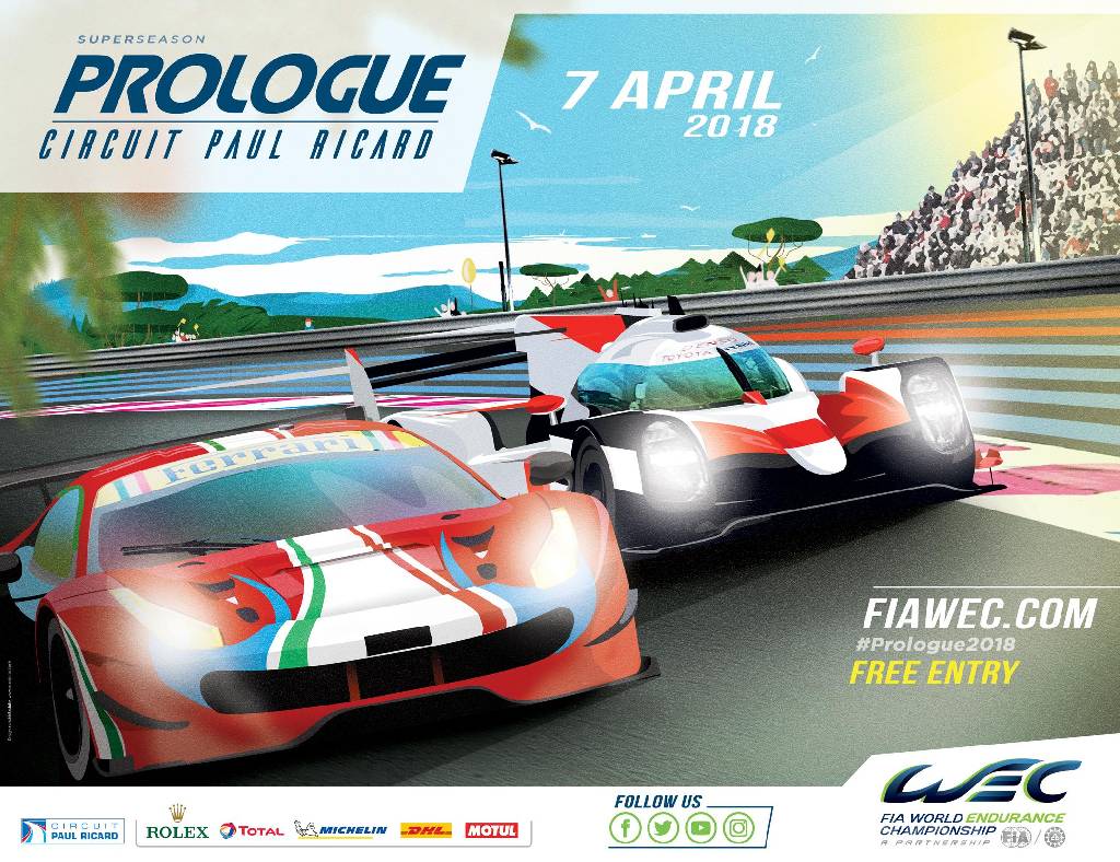 Poster of The WEC Prologue 2018, FIA World Endurance Championship round 00, France, 6 - 7 April 2018
