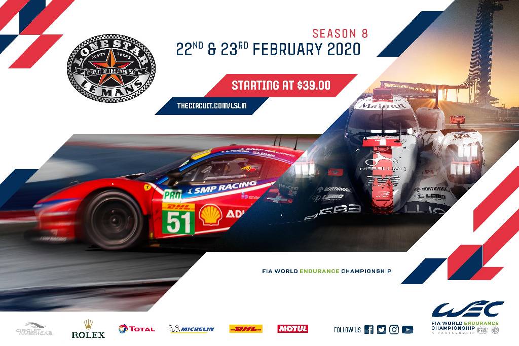 Poster of Lone Star Le Mans 2020, FIA World Endurance Championship round 05, United States, 23 February 2020