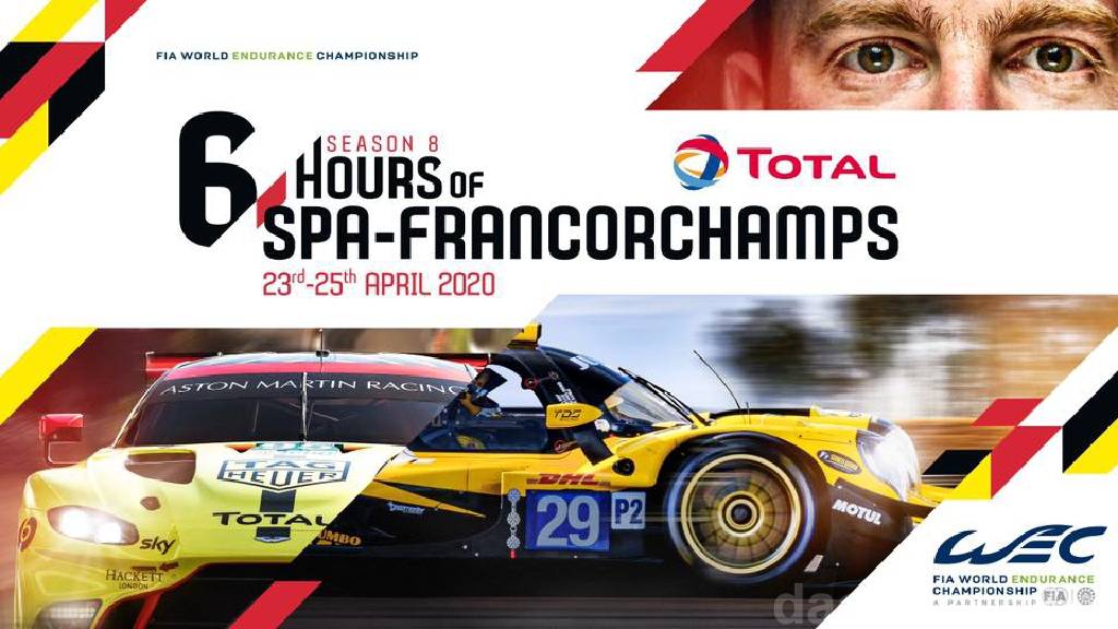Poster of Total 6 Hours of Spa-Francorchamps 2020, FIA World Endurance Championship round 06, Belgium, 15 August 2020
