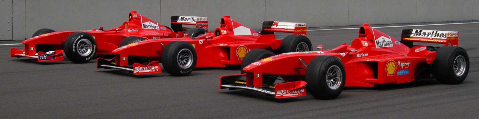 header image for Ferrari section