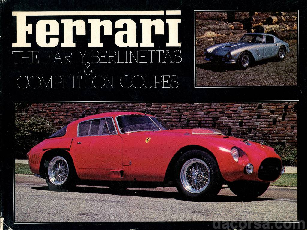 Cover of The Early Berlinettas & Competition Coupes 1974, Dean Batchelor Publications