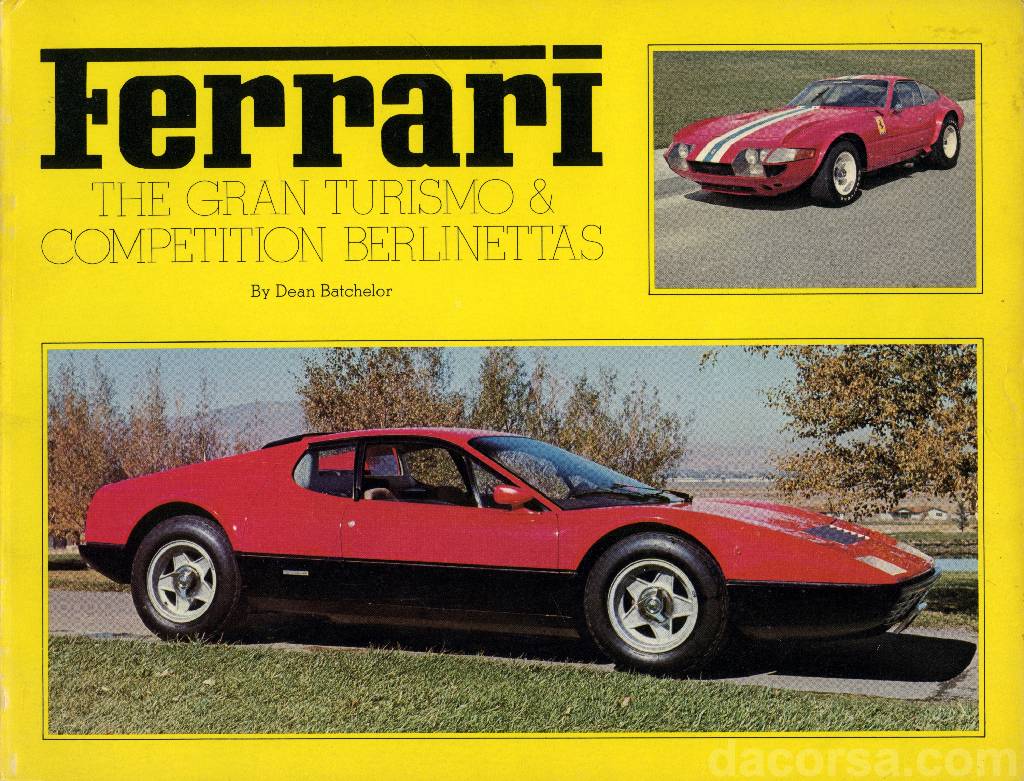 Cover of The Gran Turismo & Competition Berlinettas 1977, Dean Batchelor Publications