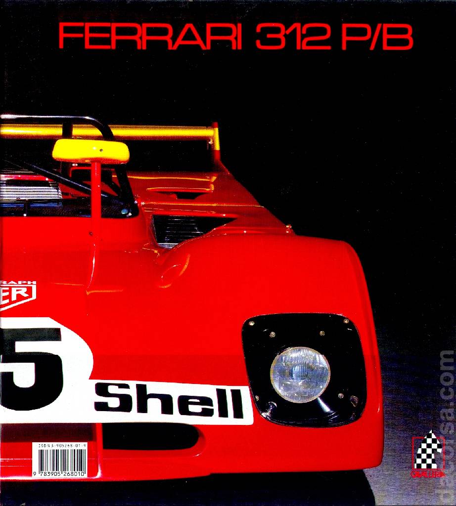 Backcover of Ferrari 312 P/B (s/n 0896) issue 2, Cavalleria Series