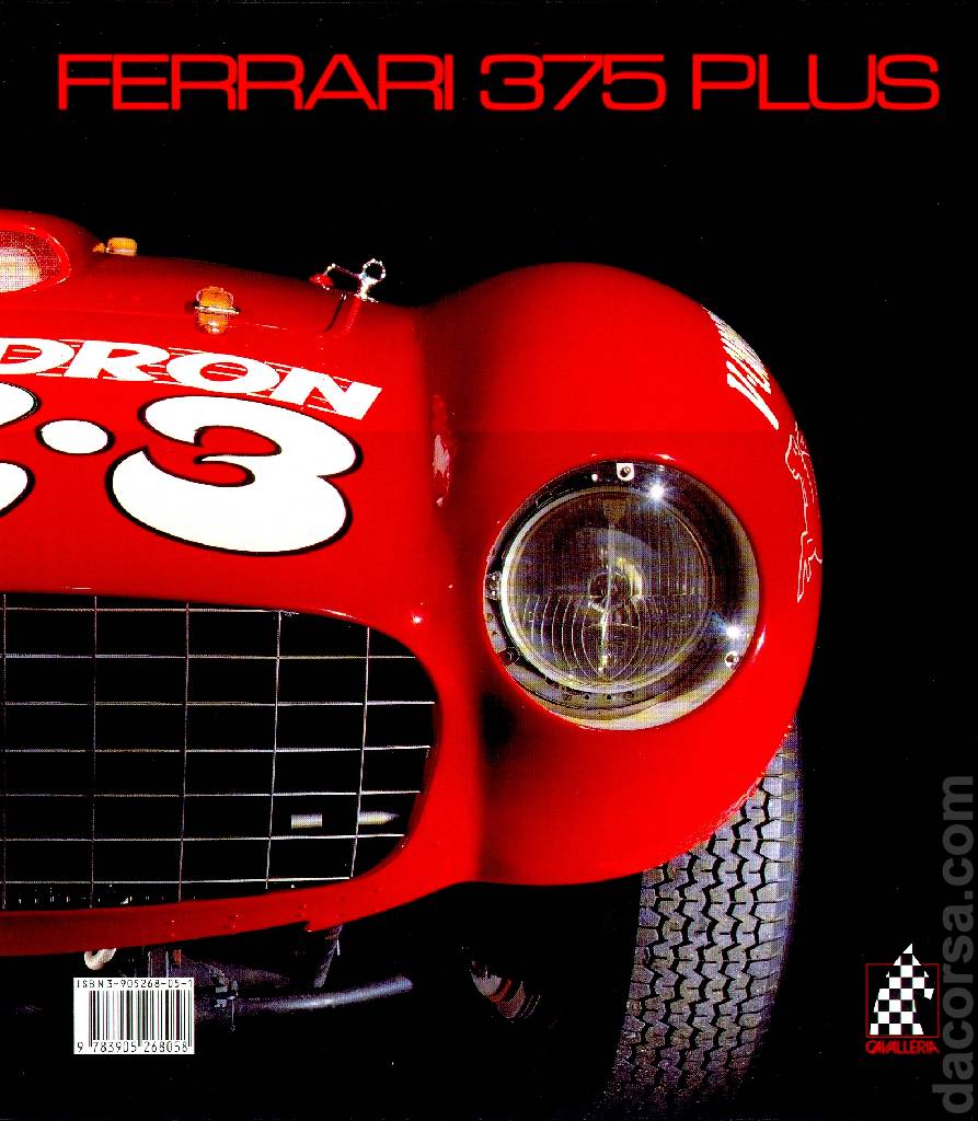 Backcover of Ferrari 375 Plus issue 6, Cavalleria Series
