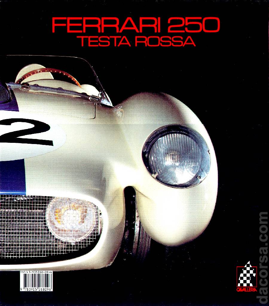 Backcover of Ferrari 250 Testa Rossa (s/n 0732 TR) issue 9, Cavalleria Series