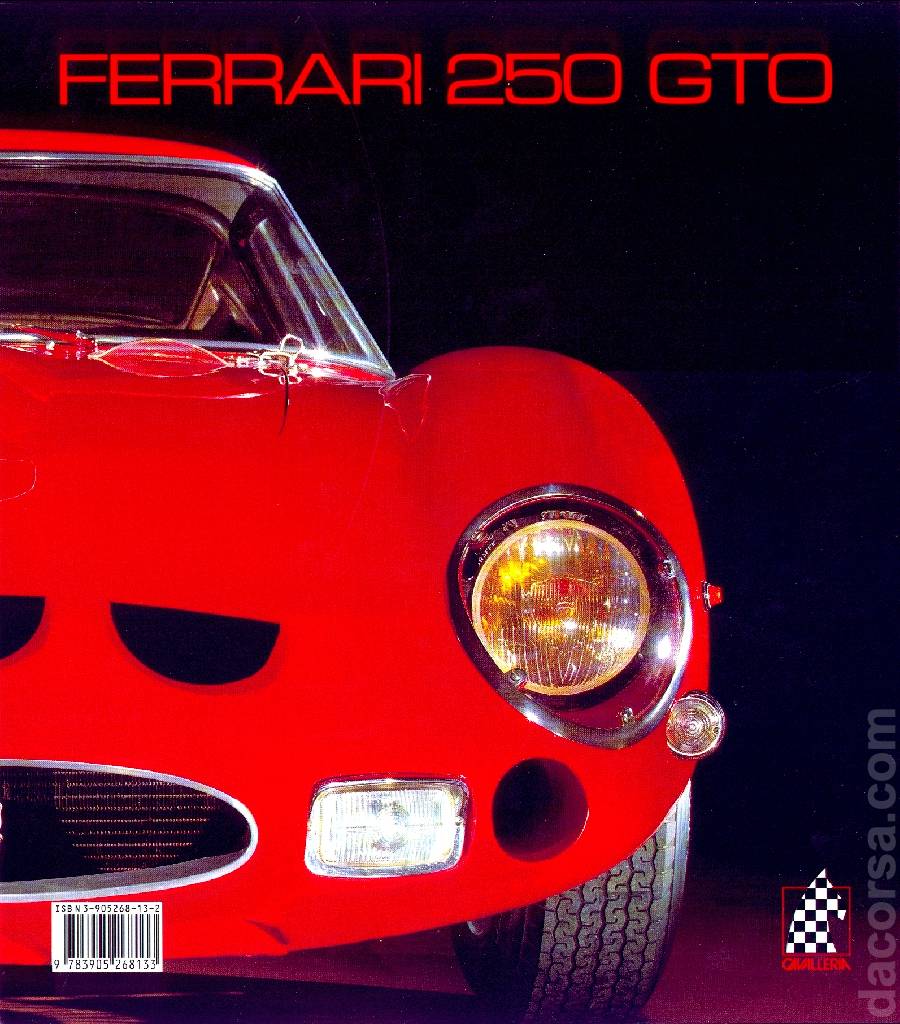Backcover of Ferrari 250 GTO (s/n 3869 GT) issue 14, Cavalleria Series