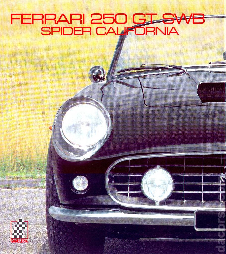 Cover of Ferrari 250 GT SWB Spider California (s/n 3995 GT) issue 16, Cavalleria Series