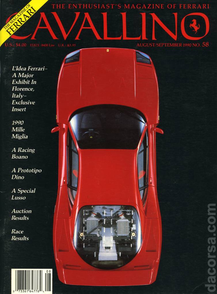 Image representing Cavallino Magazine issue 58, August / September 1990