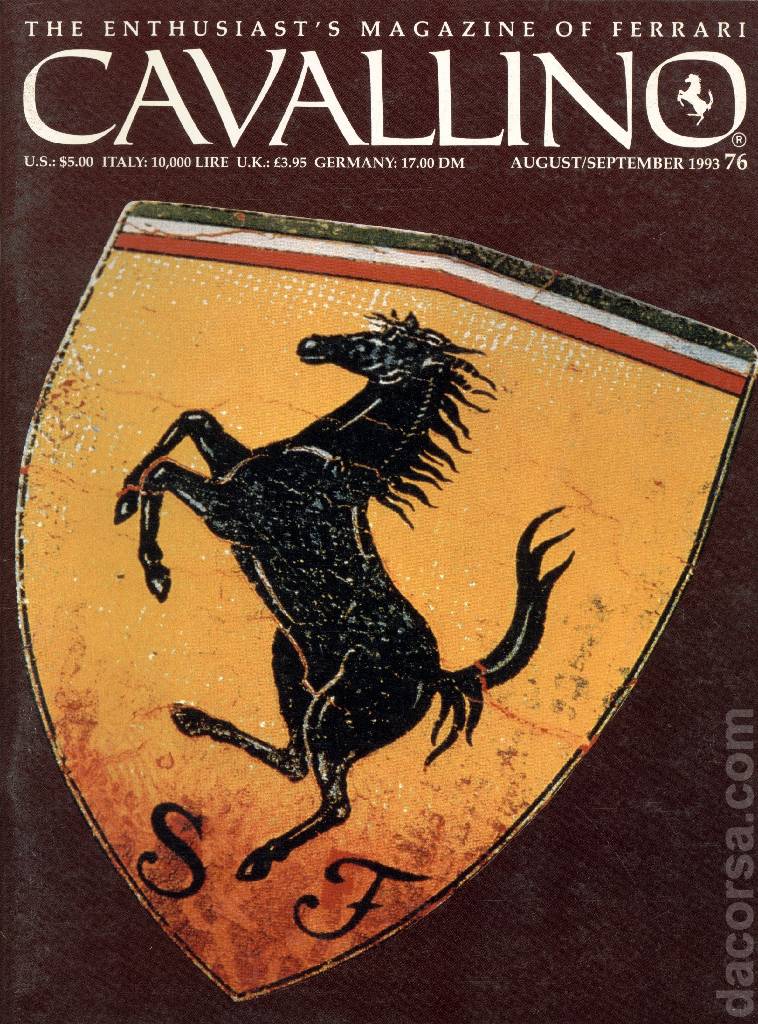 Image representing Cavallino Magazine issue 76, August / September 1993