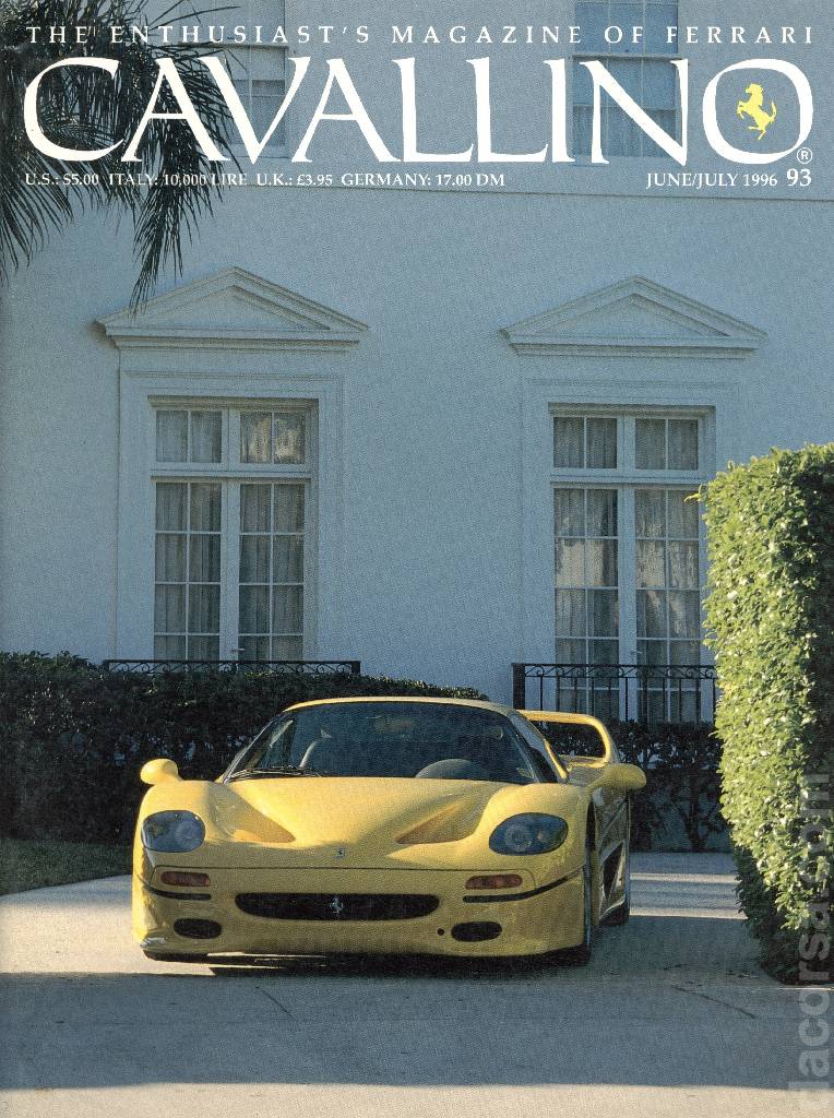 Image representing Cavallino Magazine issue 93, June / July 1996