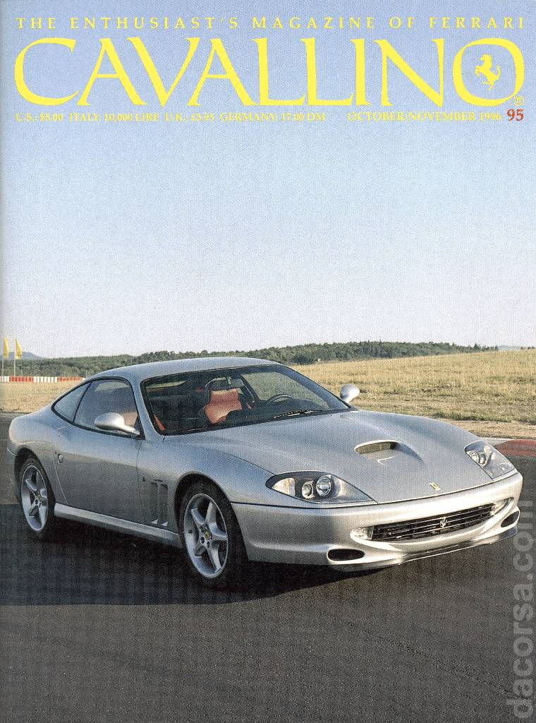 Image representing Cavallino Magazine issue 95, October / November 1996