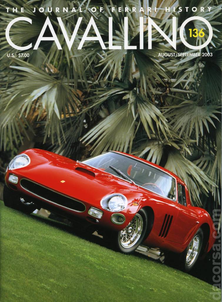 Image representing Cavallino Magazine issue 136, August / September 2003