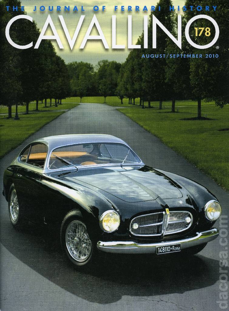 Cover of Cavallino Magazine issue 178, August / September 2010