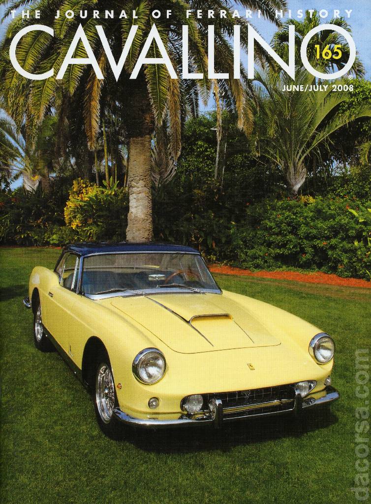 Cover of Cavallino Magazine issue 165, June / July 2008