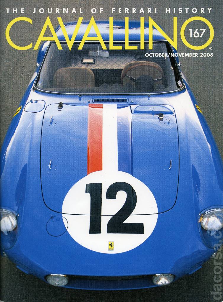Cover of Cavallino Magazine issue 167, October / November 2008