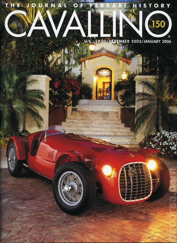 Cover of Cavallino Magazine issue 150, December 2005 / January 2006