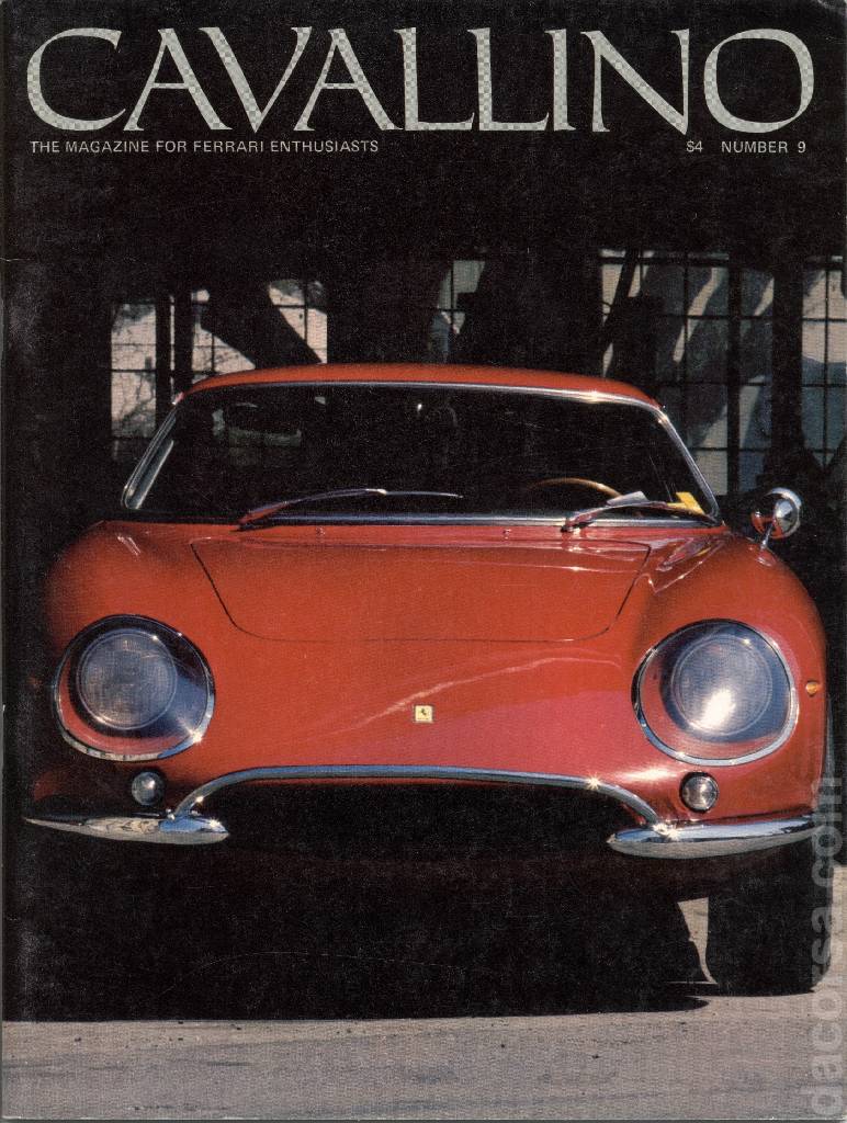 Cover of Cavallino Magazine issue 9, January / February 1980