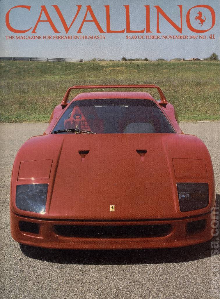 Cover of Cavallino Magazine issue 41, October / November 1987