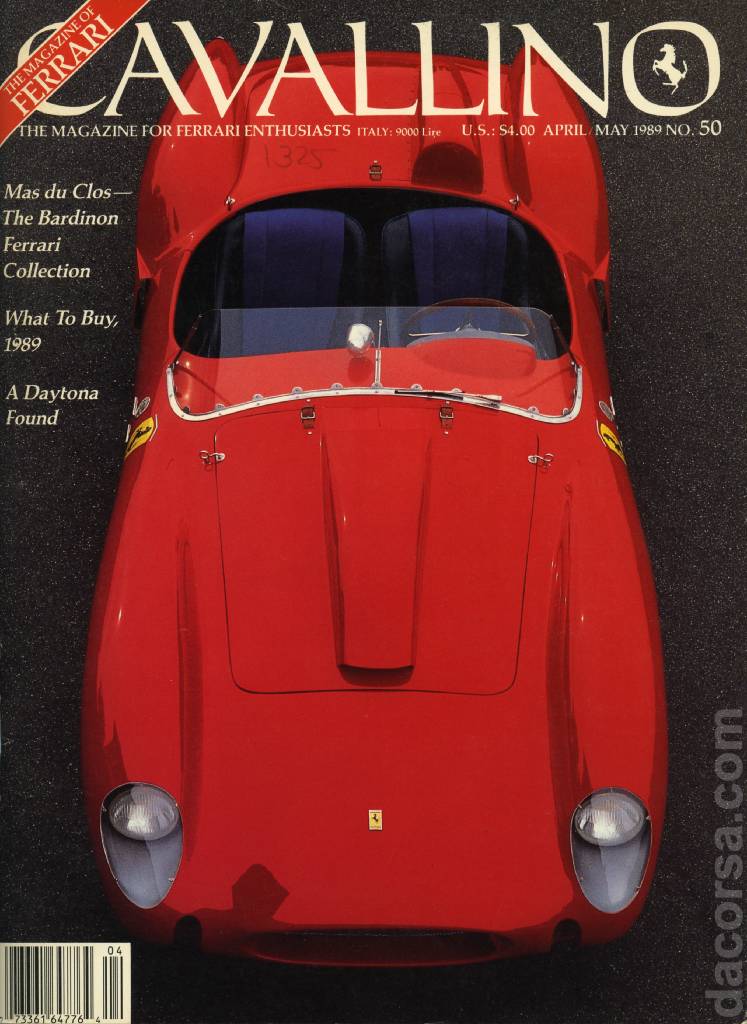 Cover of Cavallino Magazine issue 50, April / May 1989