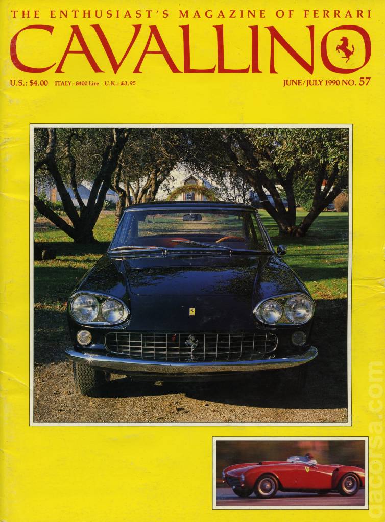 Cover of Cavallino Magazine issue 57, June / July 1990